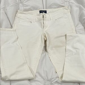 American Eagle Outfitters Women's Skinny Jeans in Cream